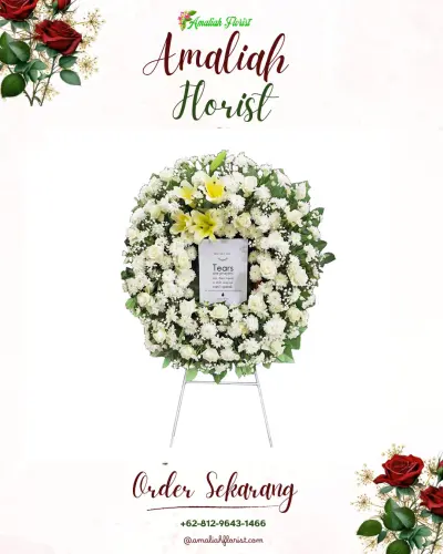 Krans Bunga Duka Cita di Sinartanjung